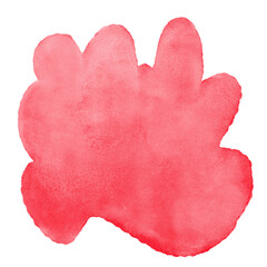 Red Abstract Shapes Decor