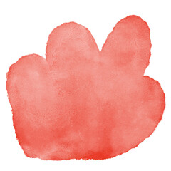 Red Abstract Shapes Decor