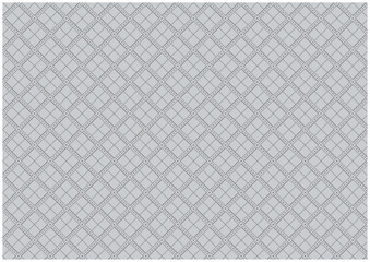 波線と四角のシームレスな背景（灰色）