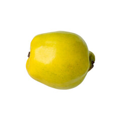 Delicious fresh ripe quince isolated on white