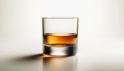  Simple, classic glass of whiskey - obrazy, fototapety, plakaty