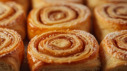 Pastry breakfast bakery bun concept. Banner background design