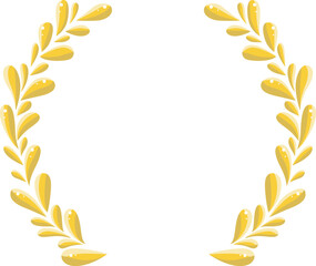 Circle frame for wedding celebration and so on