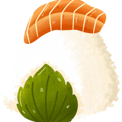 onigiri with salmon