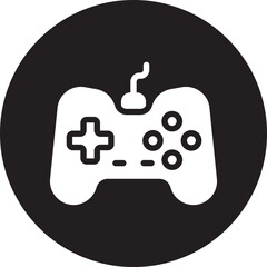 joystick glyph icon