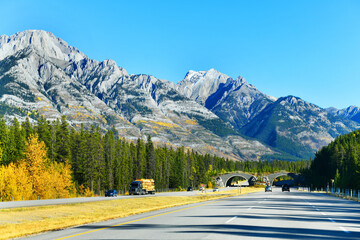 Trans-Canada Highway in Banff National Park
