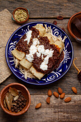 Symphony of flavors: chicken Mole Enchiladas