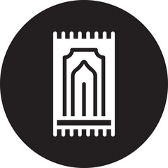 sajadah glyph icon