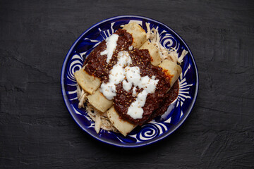Symphony of flavors: chicken Mole Enchiladas