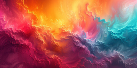 Color Splash Background, Explosion of colored powder.