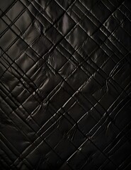 dark leather texture or background Generative AI