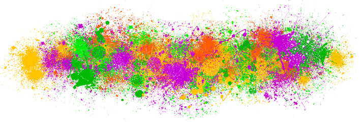 abstract colorful paint spray effect