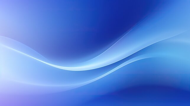 Abstract blue waves background with free copy space 