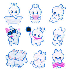 Appearance of a cat, Cute cat, stickers cat