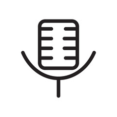 microphone icon vector illustration