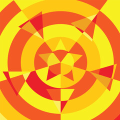 Obraz premium Set of abstract geometric hexagon pattern background with copy space. Creative trendy color templates. Simple flat banner design. Vector illustration EPS10