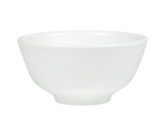 white bowl isolated