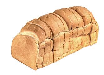 Sliced bread isolated