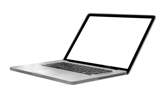 computer laptop isolated