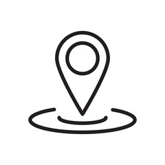 GPS Location icon. flat trendy style GPS Location icon on white background..eps