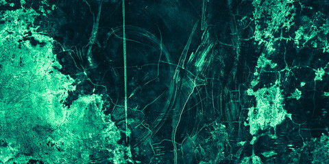 Texture abstract black green grunge wall background