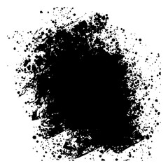 Abstract grunge brush strokes. Vector illustration. Grunge background.