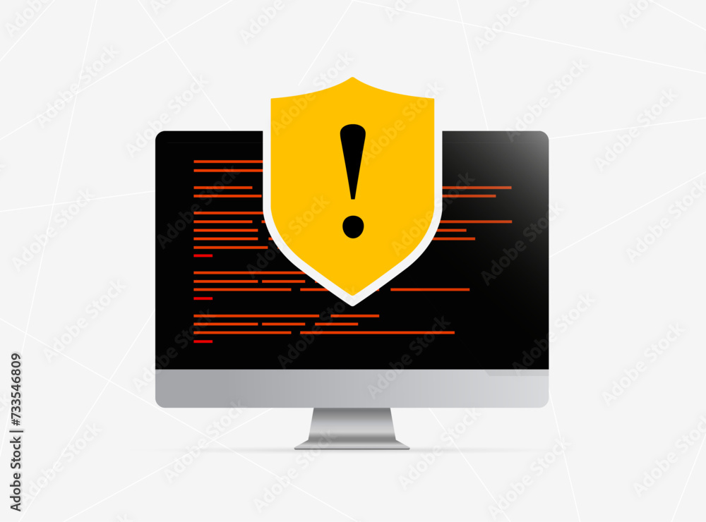 Poster stealthy backdoor attack for code models concept. hacker cyber crime attack, virus, ransomware, malw