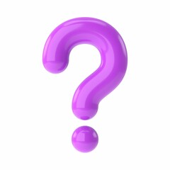 Question Mark Sign. 3D question Mark illustrations. Question Mark 3D Icon.  - 80