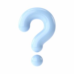 Question Mark Sign. 3D question Mark illustrations. Question Mark 3D Icon.  - 79