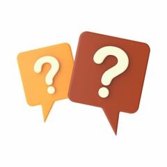 Question Mark Sign. 3D question Mark illustrations. Question Mark 3D Icon.  - 70