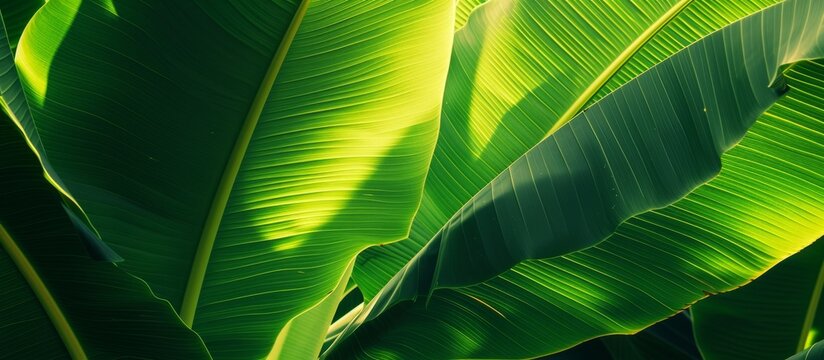 Stunning Nature Photos Featuring Fresh Green Banana Leaves: A Fresh Take on Nature's Beauty