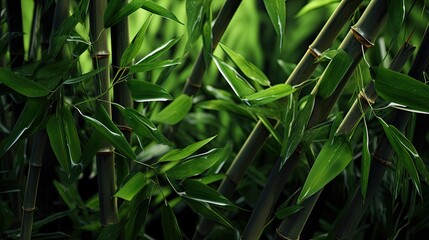 Bamboo close-up, Hyper Real
