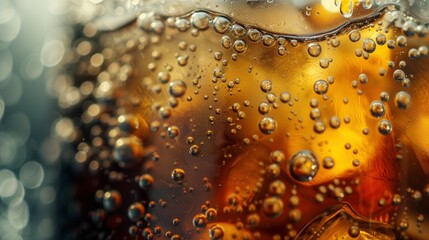Carbonated Drink with Bubbles: A Fizzy and Delicious Beverage
