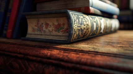 Bookend close-up, Hyper Real