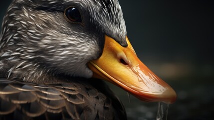 Duck close-up, Hyper Real