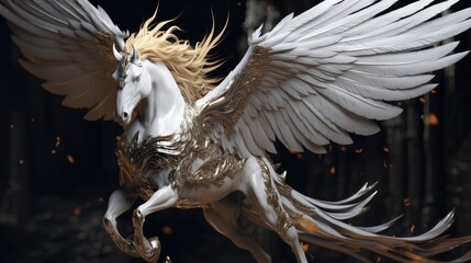 Pegasus close-up, Hyper Real