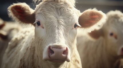 Livestock breeder close-up, Hyper Real
