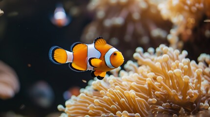 Marine biology in action: the mutualism between clownfish and anemones.