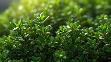 Obraz premium Thyme close-up, Hyper Real