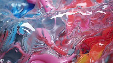 Washing gel close-up, Hyper Real