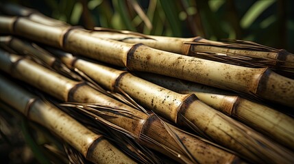 Bamboo close-up, Hyper Real