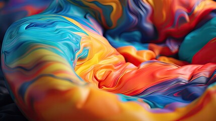 Obraz premium Bean bag chair close-up, Hyper Real
