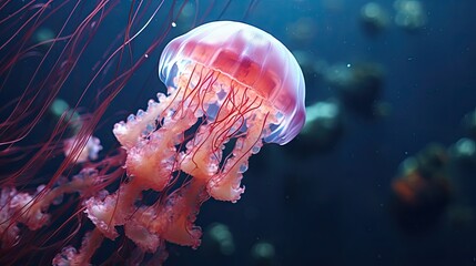 Jellyfish close-up, Hyper Real