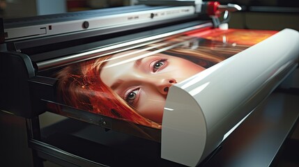 Laminator close-up, Hyper Real