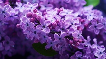 Lilac close-up, Hyper Real