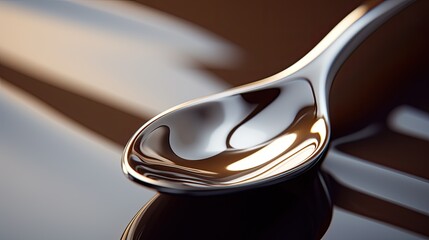Spoon close-up, Hyper Real