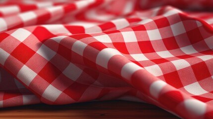 Fototapeta premium Tablecloth close-up, Hyper Real