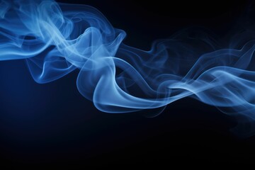 Fototapeta premium Luxury Dark Blue Smoke Background - Elegant Modern Design