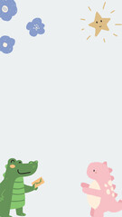 Obraz premium christmas card with a snowman