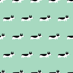 seamless pattern, dog art surface design for fabric scarf and decor
- 733558000